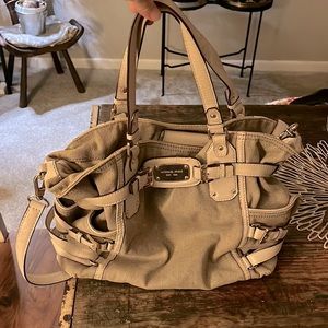 Michael Kors vintage-prep purse, circa 2000s.